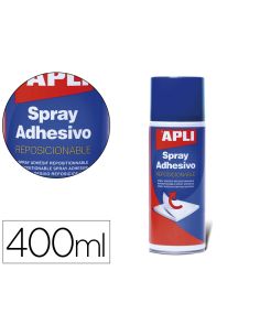 Pegamento Apli Spray Reposicionable Bote De 400 Ml
