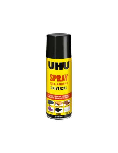 Pegamento Uhu Spray Adhesivo 3 En 1 Permanente Bote De 200 Ml