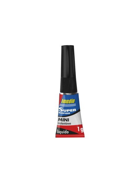 Pegamento Imedio Super Rapido Adhesivo Instantaneo Bote De 1 Gr Blister De 3 Unidades