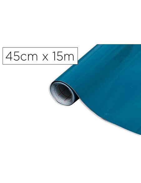 Rollo Adhesivo D-C-Fix Azul Petroleo Ancho 45 Cm Largo 15 Mt