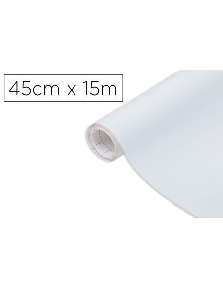 Rollo Adhesivo D-C-Fix Blanco Mate Ancho 45 Cm Largo 15 Mt