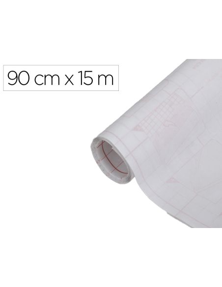 Rollo Adhesivo D-C-Fix Blanco Mate Ancho 90 Cm Largo 15 Mt