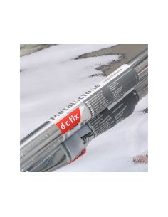 Rollo Adhesivo D-C-Fix Plata Brillo Ancho 45 Cm Largo 15 Mt 2