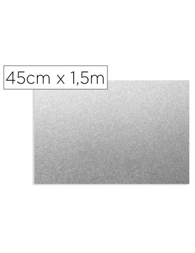 Rollo Adhesivo D-C-Fix Plata Metal Brillo Ancho 45 Cm Largo 1,5 Mt|Libreriasalesiana