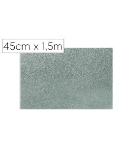 Rollo Adhesivo D-C-Fix Gris Metal Brillo Ancho 45 Cm Largo 1,5 Mt