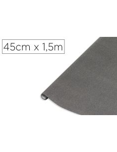 Rollo Adhesivo D-C-Fix Antracita Metal Brillo Ancho 45 Cm Largo 1,5 Mt