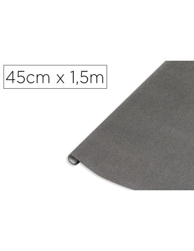 Rollo Adhesivo D-C-Fix Antracita Metal Brillo Ancho 45 Cm Largo 1,5 Mt|Libreriasalesiana
