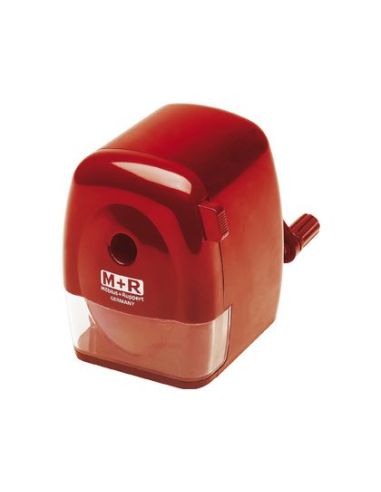 Sacapuntas Sobremesa M+R Manual Color Rojo|Libreriasalesiana