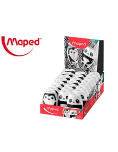 Sacapuntas Maped Plastico Shaker Fancy 1 Uso Con Deposito