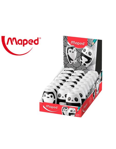 Sacapuntas Maped Plastico Shaker Fancy 1 Uso Con Deposito|Libreriasalesiana