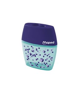 Sacapuntas Maped Plastico Shaker Pixel Party 2 Usos