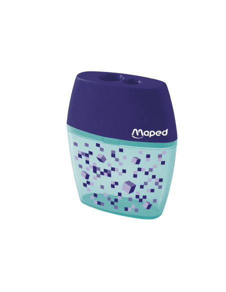 Sacapuntas Maped Plastico Shaker Pixel Party 2 Usos