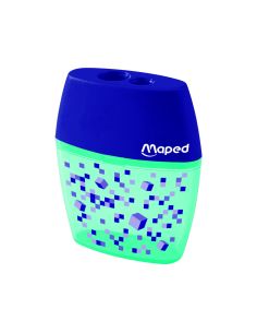 Sacapuntas Maped Plastico Shaker Pixel Party 2 Usos 2