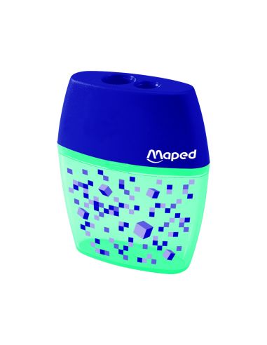 Sacapuntas Maped Plastico Shaker Pixel Party 2 Usos