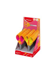 Tijera Escolar Maped Essentials Soft Neon 13 Cm