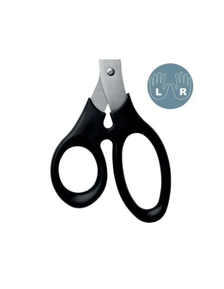 Tijera Oficina Leitz Acero Inoxidable 185 Mm Color Negro|Libreriasalesiana