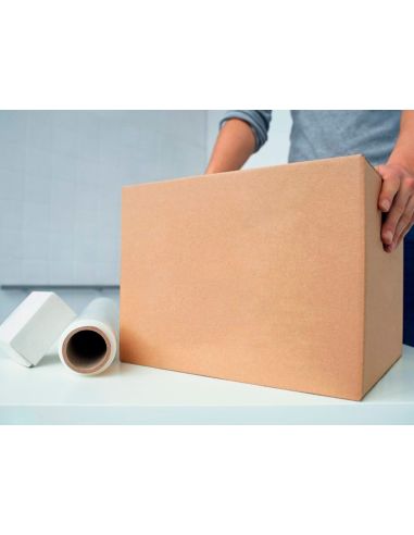 Caja Para Embalar Q-Connect Americana Ultra Resistente Carton Reciclado Canal Doble 7Mm Color Kraft 172X217X110 Mm