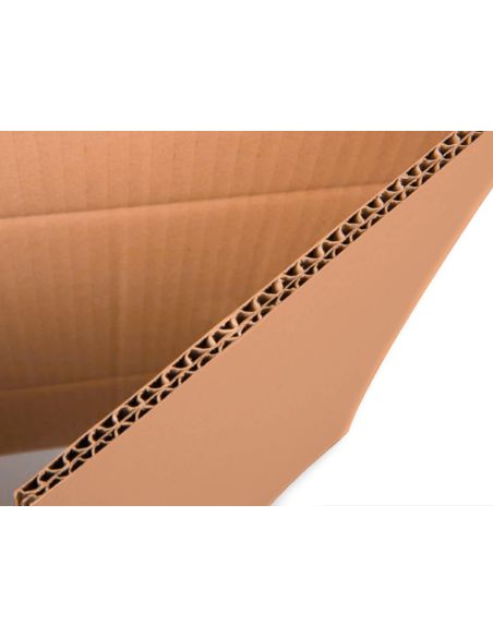 Caja Para Embalar Q-Connect Ultra Resistente Regulable En Altura Carton Canal Doble 7 Mmcolor Kraft 350X325X280 Mm