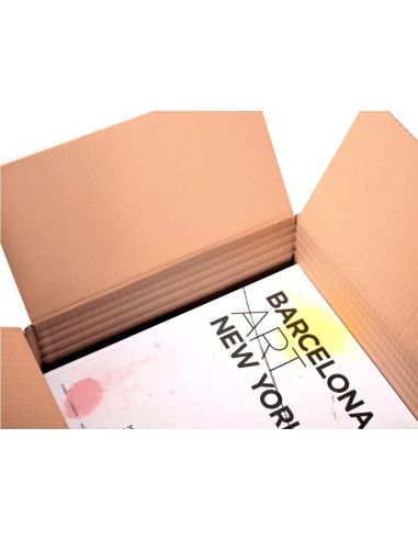 Caja Para Embalar Q-Connect Ultra Resistente Regulable En Altura Carton Canal Doble 7 Mmcolor Kraft 350X325X280 Mm