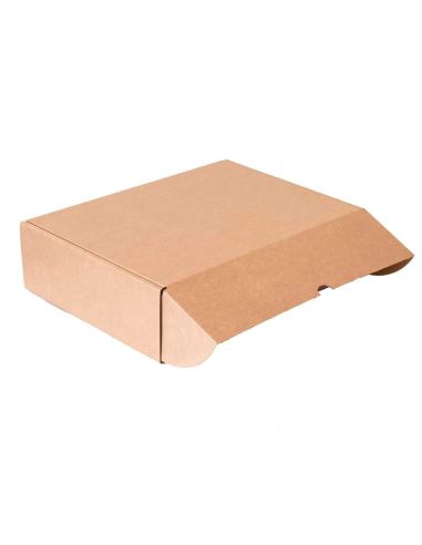 Caja Automontable Q-Connect Para E-Commerce Y Regalo Carton Reciclado Canal Simple 3 Mm Kraft 330X250X100 Mm