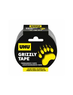 Cinta Adhesiva Uhu Americana Grizzly Tape Ultrafuerte Color Plata 25 Mt X 48 Mm