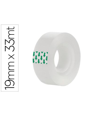 Cinta Adhesiva Greening Transparente 33 Mt X 19 Mm