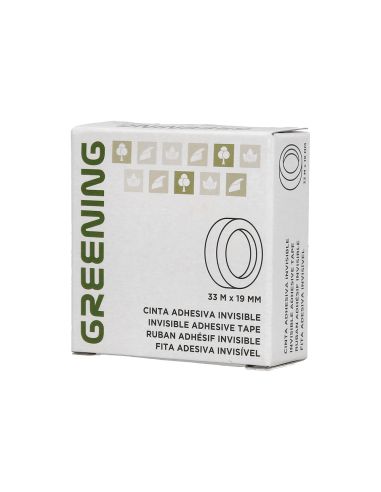 Cinta Adhesiva Greening Invisible 33 Mt X 19 Mm