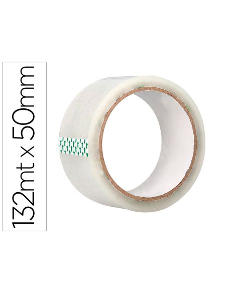 Cinta Adhesiva Q-Connect Polipropileno Transparente 132 Mt X 50 Mm Para Embalaje