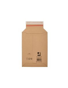 Sobre Para Envios Q-Connect Carton 100% Reciclado Y Reciclable Cierre Autoadhesivo314X252X72 Mm Color Kraft 2