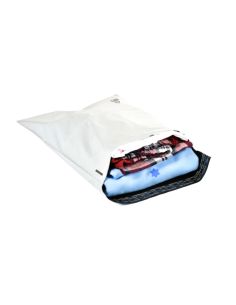 Sobre Q-Connect De Plastico Bolsa Para Envios 100% Recicladas Con Autocierre Color Blanco 400X600 Mm 2