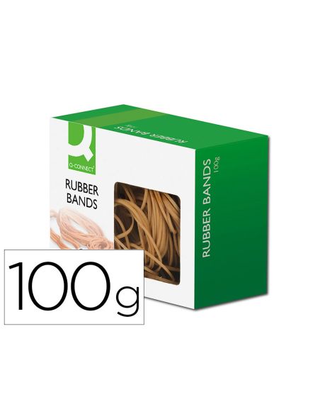 Gomillas Elasticas Q-Connect 100 Gr Tamaños Surtidos