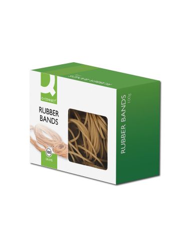 Gomillas Elasticas Q-Connect 100 Gr Tamaños Surtidos