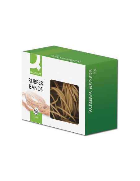 Gomillas Elasticas Q-Connect 100 Gr Tamaños Surtidos