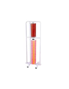 Portarrollo Metal De Suelo Vertical Corta Papel Para Bobinas De 64-32 Cm