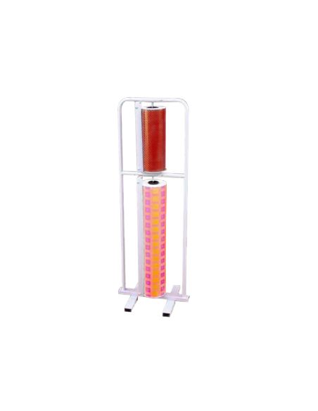 Portarrollo Metal De Suelo Vertical Corta Papel Para Bobinas De 64-32 Cm