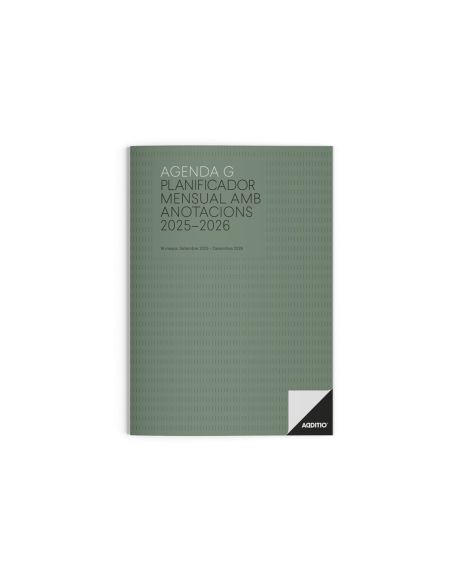 Agenda G Mes Vista Catalan Additio Planificador 16 Meses 195X285 Mm Colores Surtidos