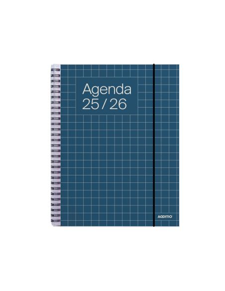 Agenda Universal Additio Semana Vista 16,5X21,5 Cm Curso Escolar +16 Años Paginas Anotaciones Colores Surtidos