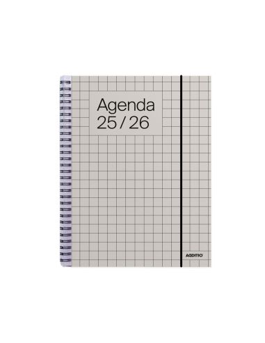 Agenda Universal Additio Semana Vista 16,5X21,5 Cm Curso Escolar +16 Años Paginas Anotaciones Colores Surtidos