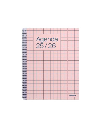 Agenda Universal Additio Semana Vista 16,5X21,5 Cm Curso Escolar +16 Años Paginas Anotaciones Colores Surtidos