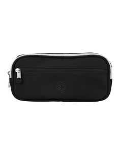 Estuche Portatodo Antartik Fusion Flex 3 Cremalleras Negro Compañero Mochila 100X60X220 Mm