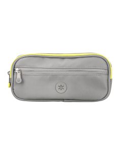 Estuche Portatodo Antartik Fusion Flex 3 Cremalleras Gris Compañero Mochila 100X60X220 Mm