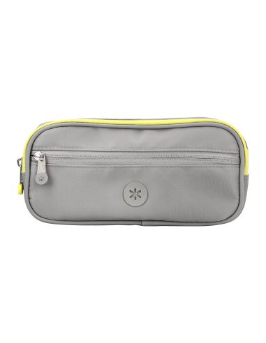 Estuche Portatodo Antartik Fusion Flex 3 Cremalleras Gris Compañero Mochila 100X60X220 Mm