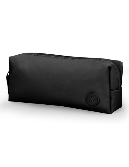 Estuche Portatodo Antartik Basic Pack 1 Compartimento Negro Compañero Mochila 80X55X210 Mm