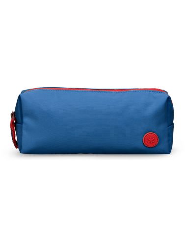 Estuche Portatodo Antartik Basic Pack 1 Compartimento Azul Marino Compañero Mochila 80X55X210 Mm