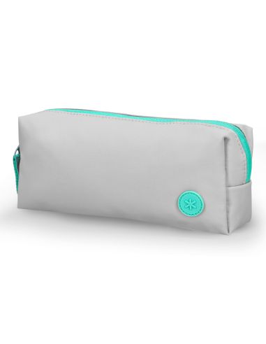Estuche Portatodo Antartik Basic Pack 1 Compartimento Gris Compañero Mochila 80X55X210 Mm