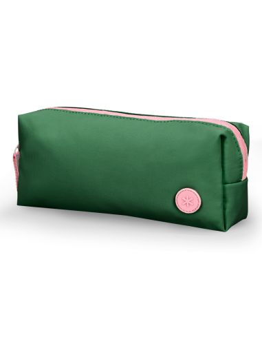 Estuche Portatodo Antartik Basic Pack 1 Compartimento Verde Compañero Mochila 80X55X210 Mm
