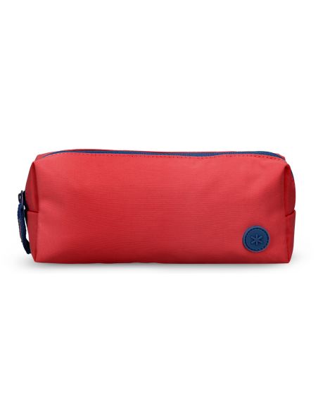 Estuche Portatodo Antartik Basic Pack 1 Compartimento Granate Compañero Mochila 80X55X210 Mm