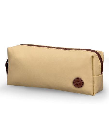 Estuche Portatodo Antartik Basic Pack 1 Compartimento Beige Compañero Mochila 80X55X210 Mm