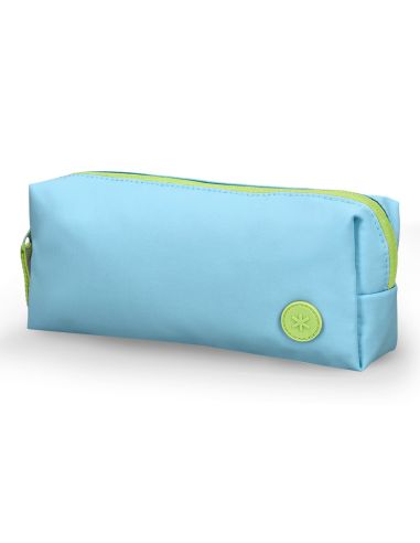 Estuche Portatodo Antartik Basic Pack 1 Compartimento Turquesa Compañero Mochila 80X55X210 Mm