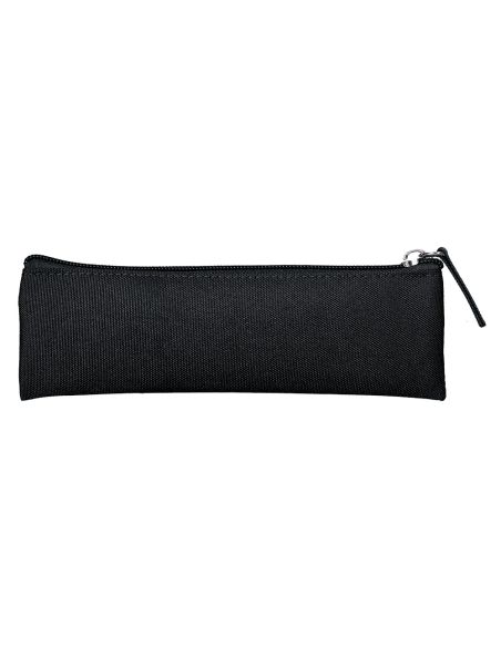 Estuche Portatodo Liderpapel Plano Estrecho Una Cremallera 200X60 Mm Negro